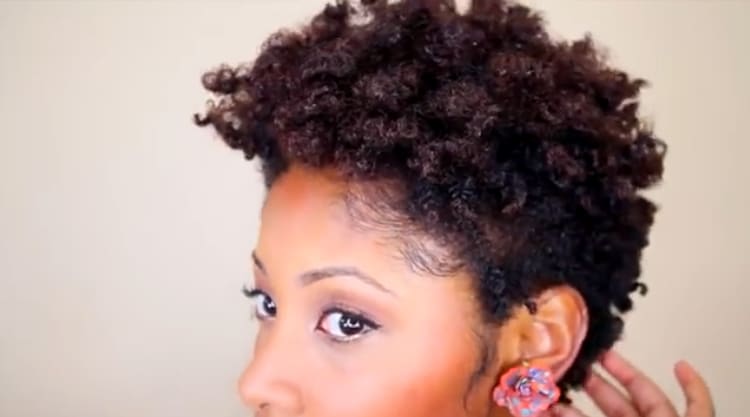 Tapered chunky hairstyle