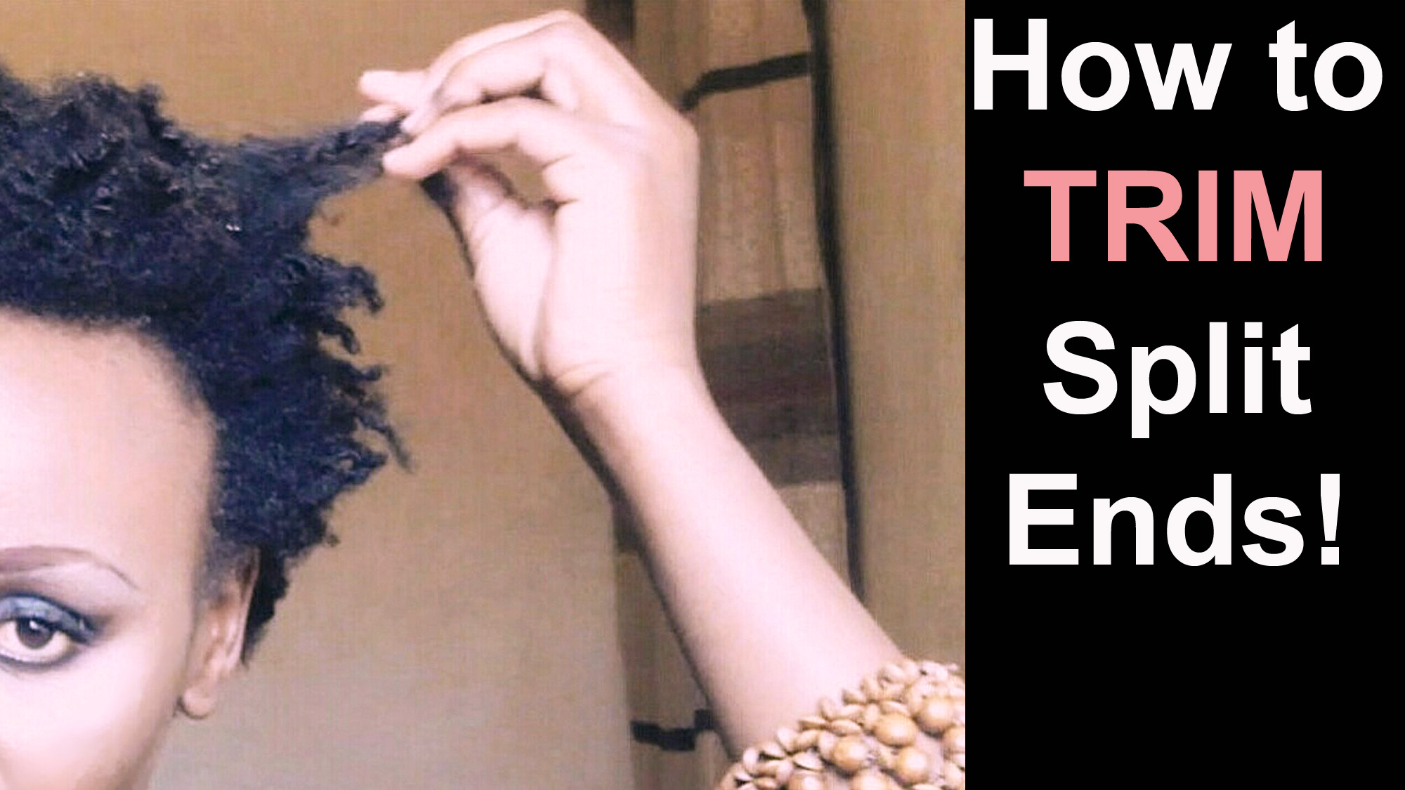 How to Trim Split Ends on Short Hair — CutAfrik Afro