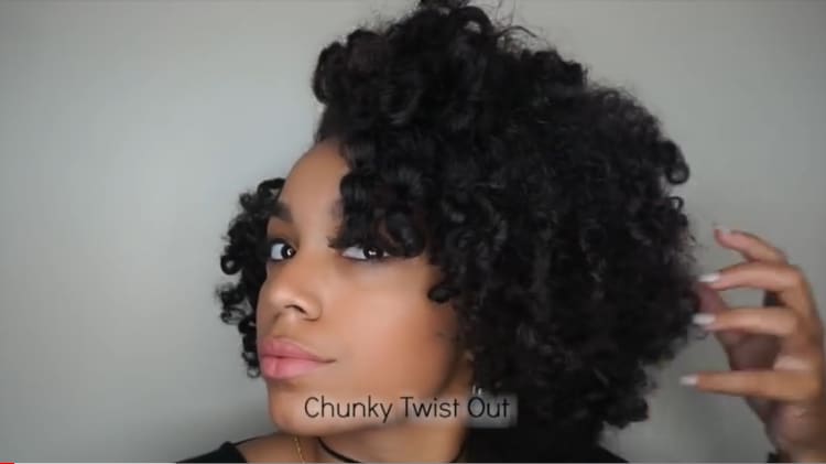 chunky twist out type 3 hair