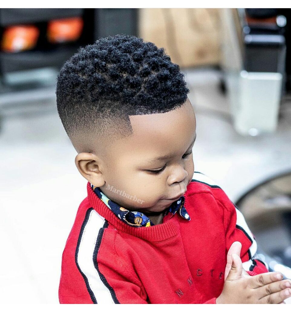 Haircut salons for children in Uganda