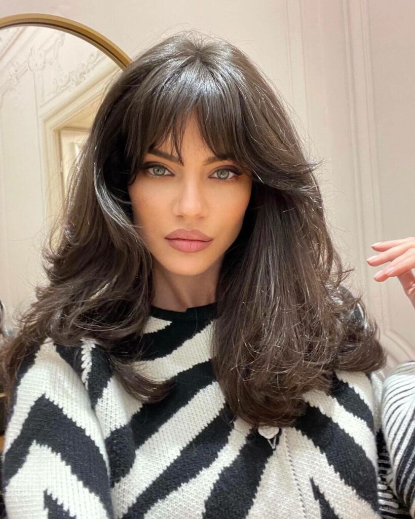 christina ich with beautiful bangs