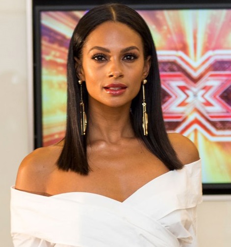 Alesha Dixon with a lob blunt cut