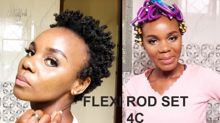 Short Flexi Rod Hairstyles in Uganda – Video Inclusive