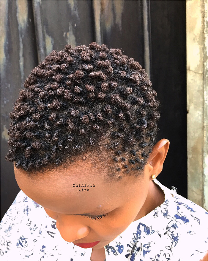 Wash and Go 4c Tapered Natural hair (2)