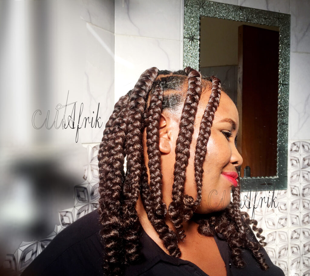 Criss cross passion twists  Braids for black hair, Pretty braided  hairstyles, Protective hairstyles braids