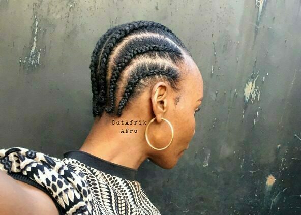 How to cornrow natural hair