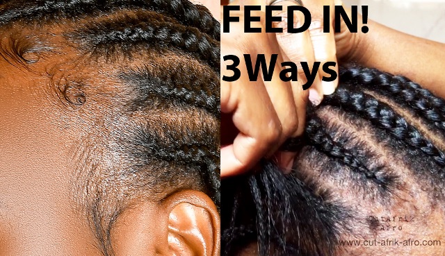 How to feed in cornrow braids