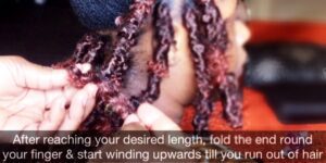 How to do distressed locs