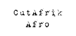 CutAfrik Afro Logo new