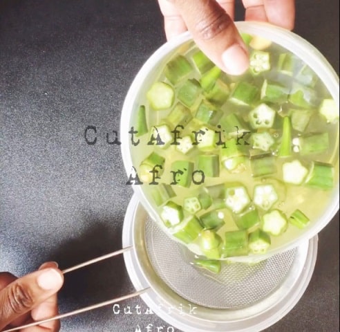 How to make okra hair conditioner at home | CutAfrik Afro
