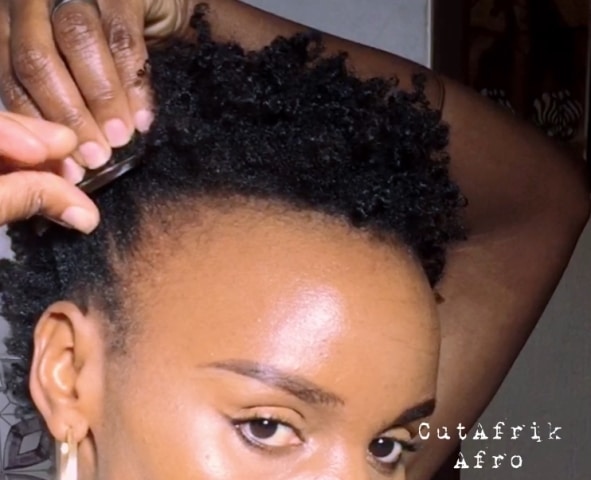 How to do a faux hawk using push up combs