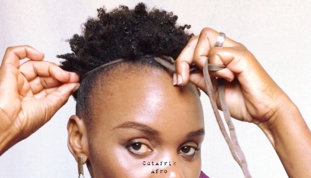 How to do a high puff on short hair