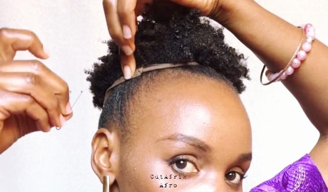 How to do a high puff on short hair