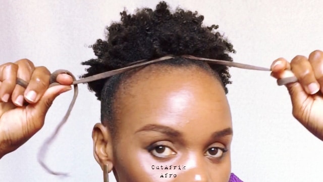 How to do a high puff on short hair