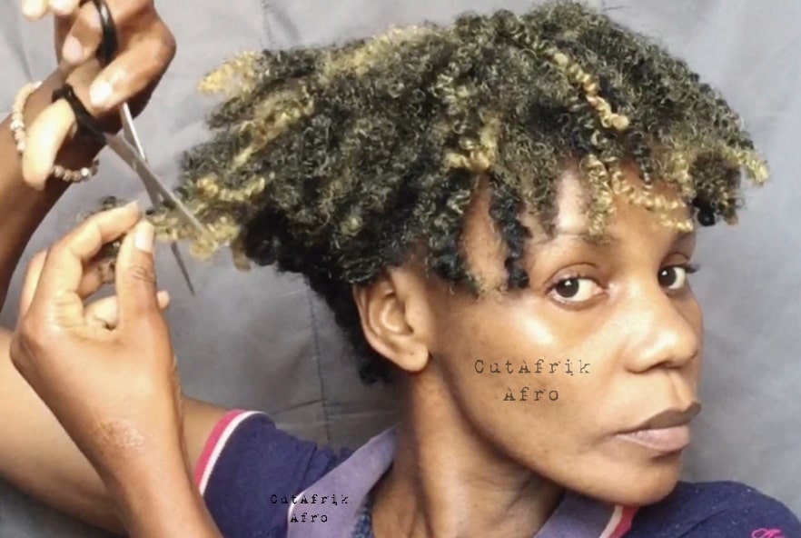 How to Install and taper cut curly hair | CutAfrik Afro