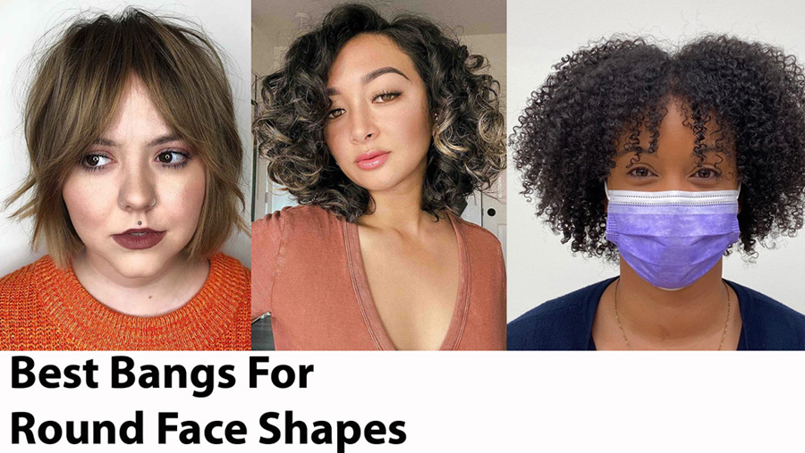 the best bangs for round face shapes
