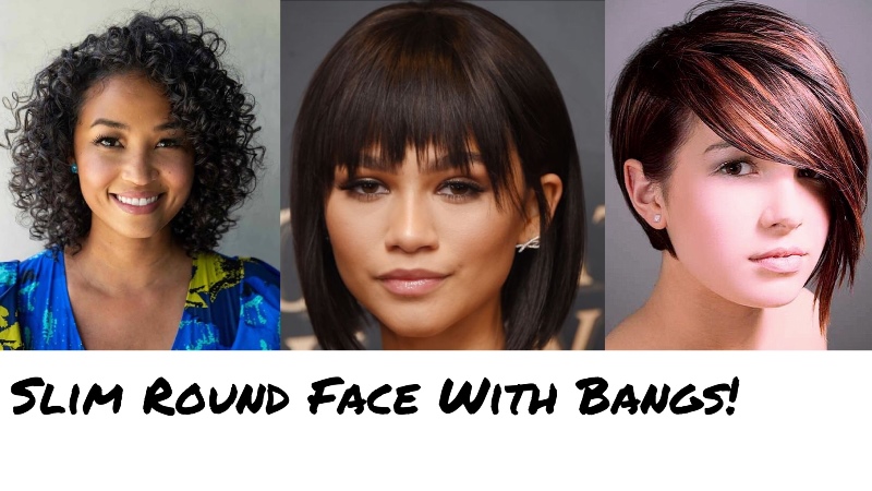 Bangs That Will Slim Your Round Face Shape With Photos