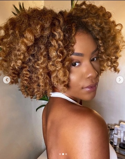 Flat Twist Out On Tinted Hair