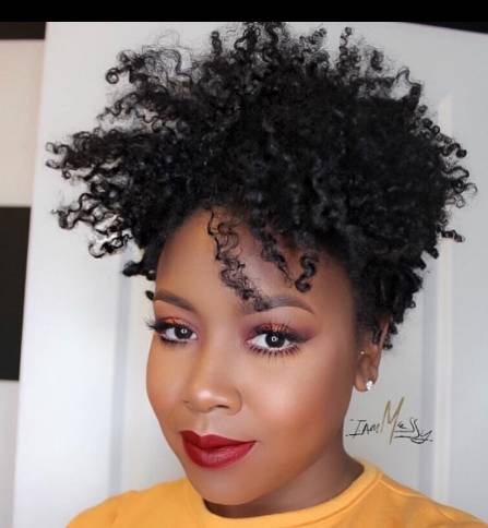 Wash and Go Tapered Cut Hairstyle 2023