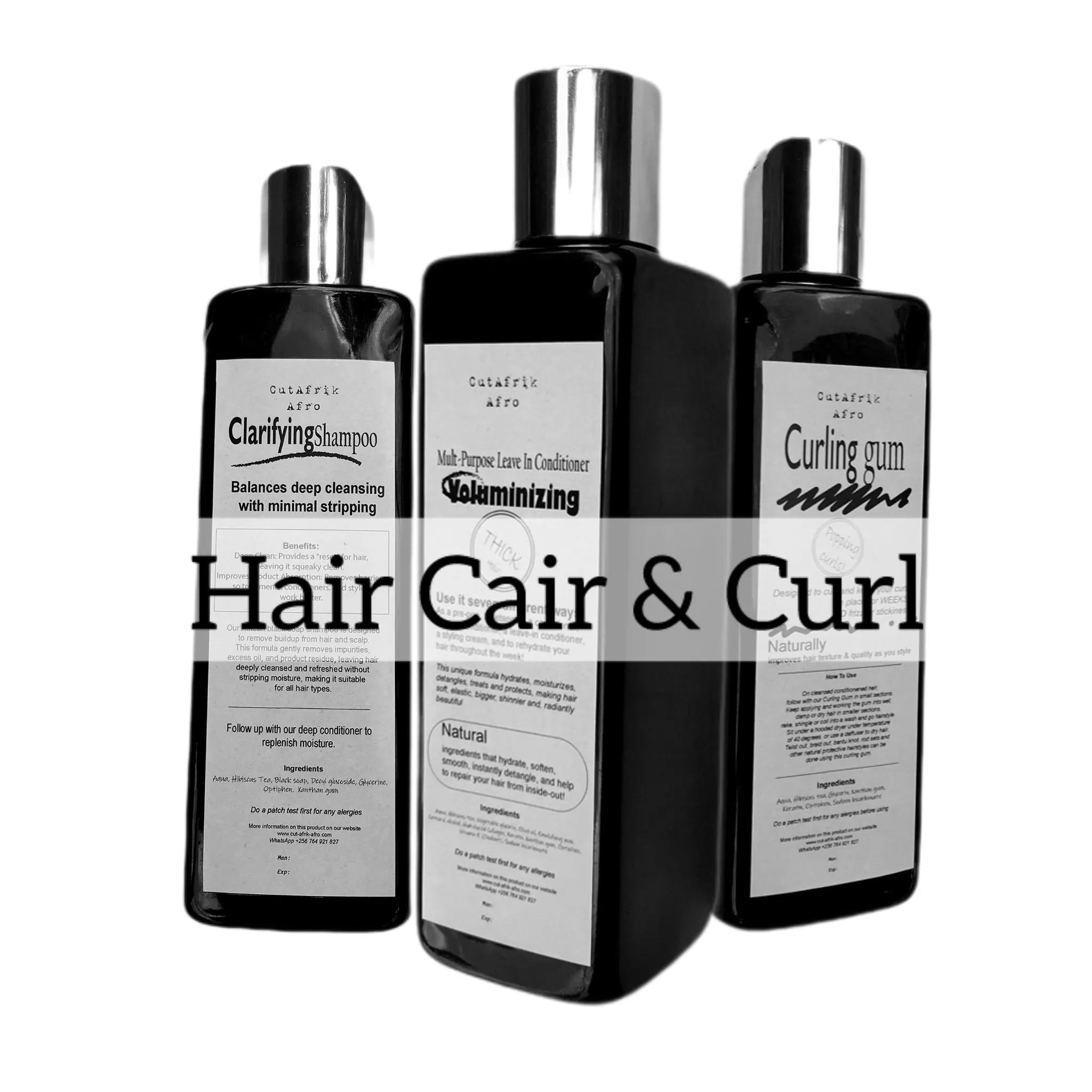 Natural Hair Care and Curling Products