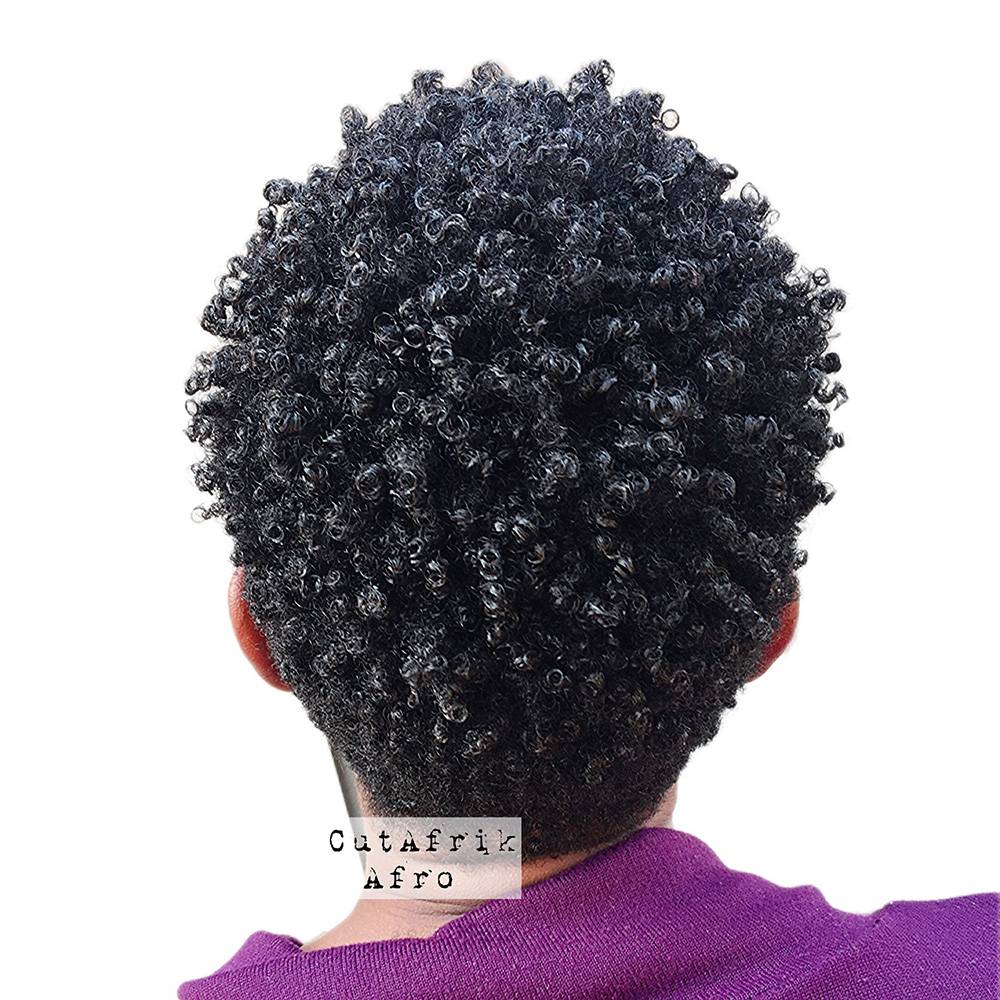 Wash and go tapered 4c hair