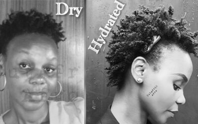 Dry Hair Versus Hydrated Hair