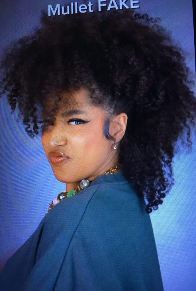 Faux mullet