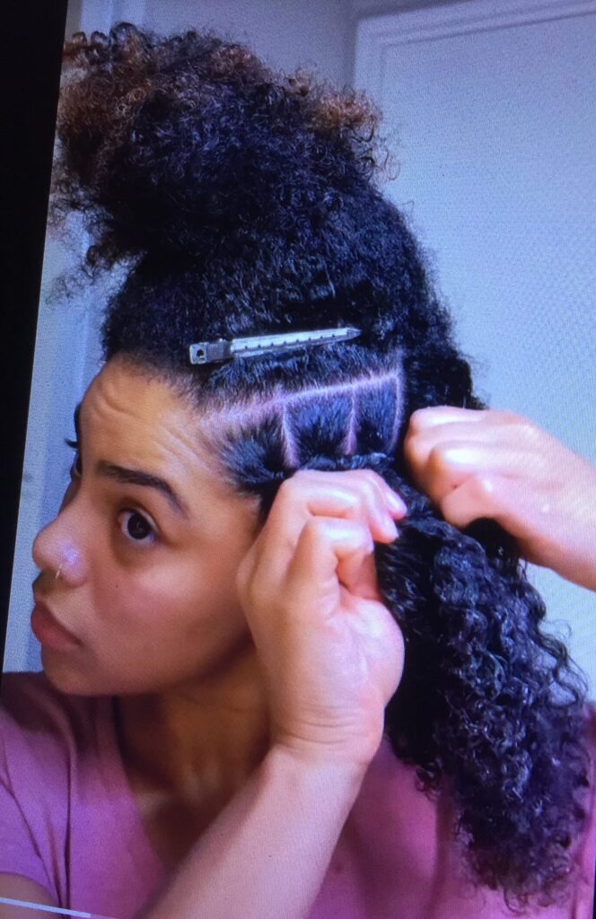 Braids & Twists Mullet