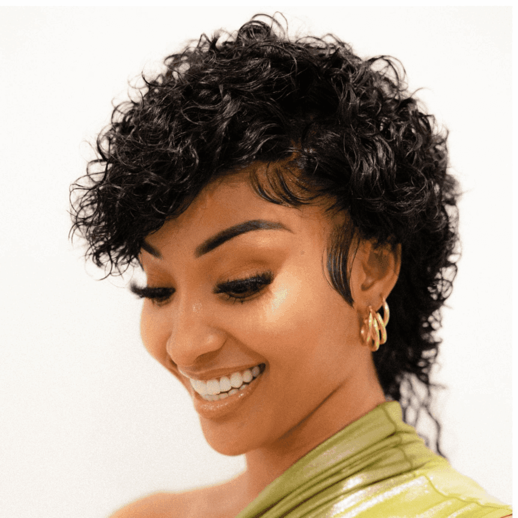 shenseea with faux mullet