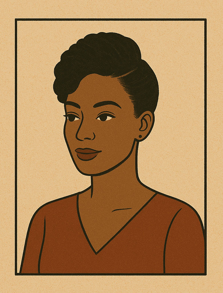 Side-Swept Roll updo