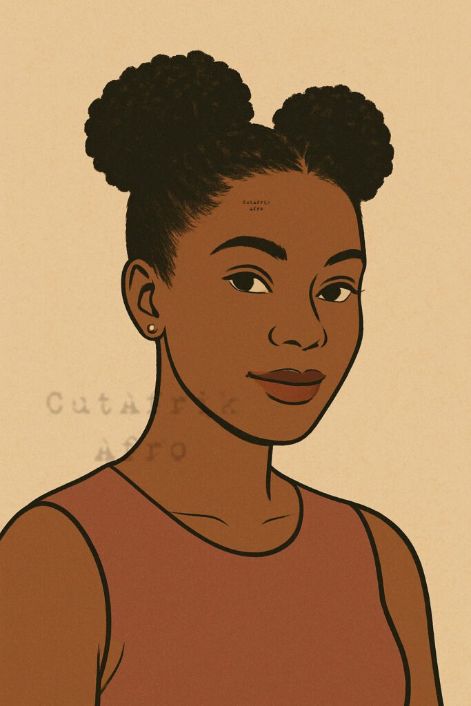 Two Space Buns Updos