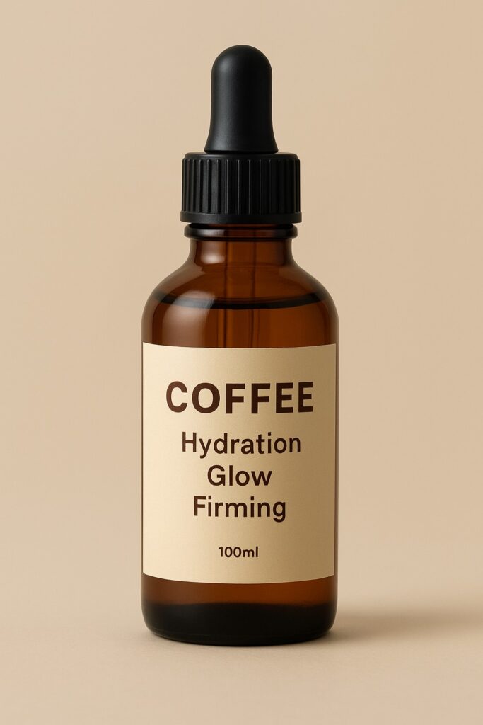 Coffee serum for glowing skin